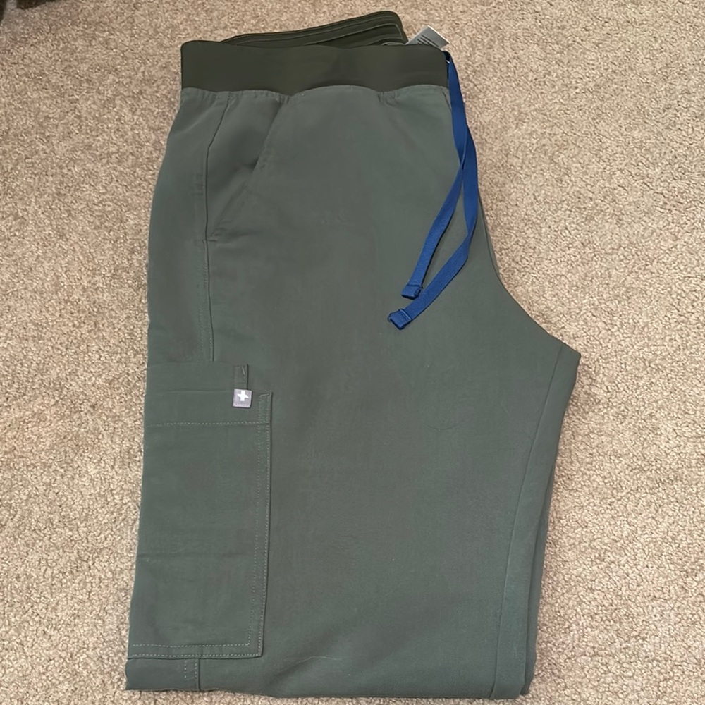 Figs Green Scrub Pants